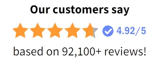 4.8 out of 5 stars - 2847 Verified Reviews